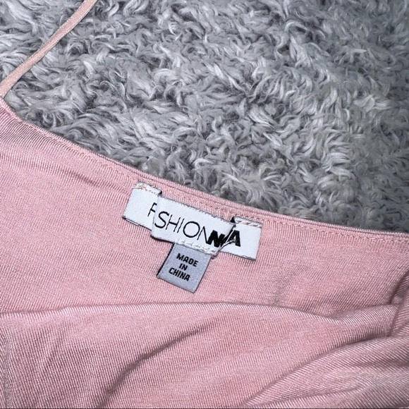 Fashion Nova Kiki Cropped Top - pink XS - Picture 8 of 9